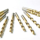 Drillforce 20pcs 1 4  Titanium Drill Bits Set Hss Metal Woodworking Drill Bit