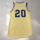 Vintage Georgia Tech Basketball Team Issue Game Jersey 90s Gold Usa Sz 40