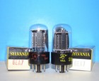 6ea7 Nos Sylvania Vintage Radio Audio Amplifier Vacuum Tubes 2 Valve Tested 6em7