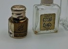 Vintage 60s Empty Miniature Perfume Bottles - Chanel  Givenchy  Geisha Keiku   