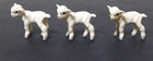 3 Vintage Hagen Renaker Miniature Lambs Baby Sheep  271  on The Farm 