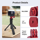 Aluminum Tripod Mount Adapter For Gopro Hero 13 12 11 10 9 2 Pack Compatible Wit