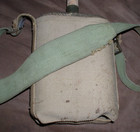 Ww2 British Army Water Canteen Flask W Cork Stopper wool Cover Tj6401