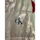 Calvin Klein Jeans Girls 2t Metallic Pink Puffer Vest Logo Tape Mock Neck Zip Up