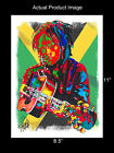 Bob Marley The Wailers Guitar Reggae Music Poster Print Wall Art 8 5x11