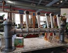 Custom Iron Pipe 8 Tap Beverage Tower For Beer  Kombucha  Cold Brew