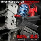 Milwaukee M18 Sds-plus Rotary Hammer Drill  4 Modes  360   Handle  5 Bits