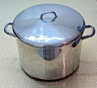 Revere Ware 16 Qt Stock Pot W  Lid - Stainless Steel Copper Bottom Clinton