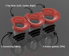 Velocity Stack Air Intake Funnel     Yamaha Mt-09   Fj-09   Fz-09  2014   2020  Red