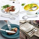  18 10 Stainless Steel Flatware Set For 12-piece Modern 60 Silverware Set