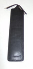 Vintage Coach Black Leather Bookmark Book Mark-1990 s Era 6  Long 1-1 2  Wide