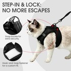 Cat Harness Leash Escape Proof Soft Breathable Mesh Kitty Walking Vest Set