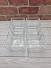 Joyjolt Carre Square Scotch Glasses - Set Of 4 Old Fashioned Whiskey Glass 10 Oz