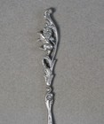 Vintage 800 Silver Figural Lion Souvenir Spoon 6 8g  j5047