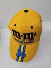 Vintage 90s Nascar Ken Schrader  36 M ms Racing Team Snapback Hat Cap Yellow