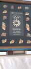1984 Sarajevo Winter Olympic Limited Edition Framed Mascot Pin Set Certificate 