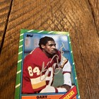 Washington Redskins Gary Clark Autographed 1986 Topps Football Rookie Card 