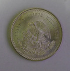 1948 Mexico 5 Pesos Silver Cuauhtemoc 30 Gramos Ley  900 Cinco Pesos