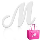 Letter Charms For Bogg Bag  Decorative Bogg Bag Letter Charms  Alphabet White-m