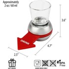 Barbuzzo Retro Spin The Shot Game - The Drinking Game Where Everybody Wins