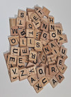 Genuine Individual Scrabble Wood Tiles - You Select The Letters  