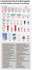 309 Pieces First Aid Emergency And Trauma Kit - Comprehensive 309 Pieces