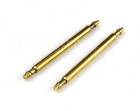 2 Pcs Fat Watch Strap Bracelet Gold Plated Pins Spring Bar Lug Pins 12mm-24mm