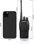 Walkie Talkie Long Range 50 Mile Two Way Radio Charge Waterproof 6   10 Pack Set