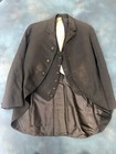 Edwardian Wool Suit Tuxedo Jacket   Waistcoat By Crouse   Brandegee