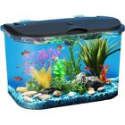 5 Gallon Aquarium Kit Led Lighting Power Filter Tropical Fish Starter Tank New