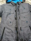 Kids Cherokee Outerwear Black Checkered Cold Weather Jacket Small  6 7 