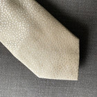 Calvin Klein Men s Neck Tie Taupe tan beige Botanical Silk Blend Msrp  69 50