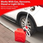 Automatic Portable Fuel Transfer Pump Auto-stop For Gas Diesel Oil Liquid 3 2gpm