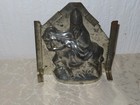 Vintage Baking Mold Chocolate Mold  santa Claus On Horse  