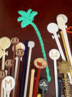 Lot Over 50 Mcm Vintage Cocktail Bar Drink Stir Swizzle Sticks Advertising