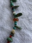 Nice  Native American Navajo Turquoise Heishi Shell Necklace