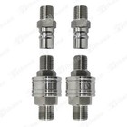 M16-m14 Hydraulic Attachment Fittings Quick Connect Adapters For Mini Excavator