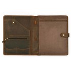 Leather Padfolio For Interview Portfolio Leather Binder  Legal Pad Organizer