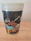 Vtg Pizza Hut Cup Glow In The Dark 1991 Nickelodeon Dog On Skateboard Ghost