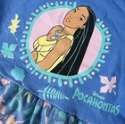 Vintage 90s Disney Pocahontas Youth Girls Kids Dress Long Sleeve Size 4