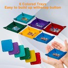 Tilting Puzzle Board With Stand   Cover  1000-piece  Six Drawers