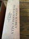 Vintage Glynn Scobey Signed Goose Call In Original Box Newborn Tennessee
