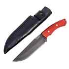 Ohiy Handmade Bushcraft Knife 5-1 4 In Sleipner Steel Blade 63hrc Leather Sheath