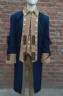 Revolutionary War Uniform Officer Regimental Navy Blue Men s American Coat waist