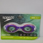Speedo Kids Swim Goggles Age 3-8 Purple Stars No Leak Anti Fog Uv Protection New