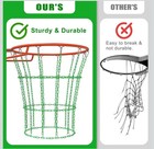 Kingdolly Heavy Duty Chain Basketball Net  Rust-proof Carbon Steel Metal   