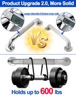 2 Pack 16 Inch Shower Grab Bar  Grab Bars For Bathtubs And Showers  Stainless   