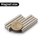 500-100 Pcs Small Magnets  Sizes 3x2 4x2 5x2 6x2mm Mini Round Neodymium Disc