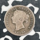 1875-h Canada 5 Cents Lot jm2113 Silver  Key Date  Low Grade