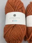  3  Snowstorm 100  Virgin Wool Yarn By Hobbii - 3 Skeins- Color  23- Amber